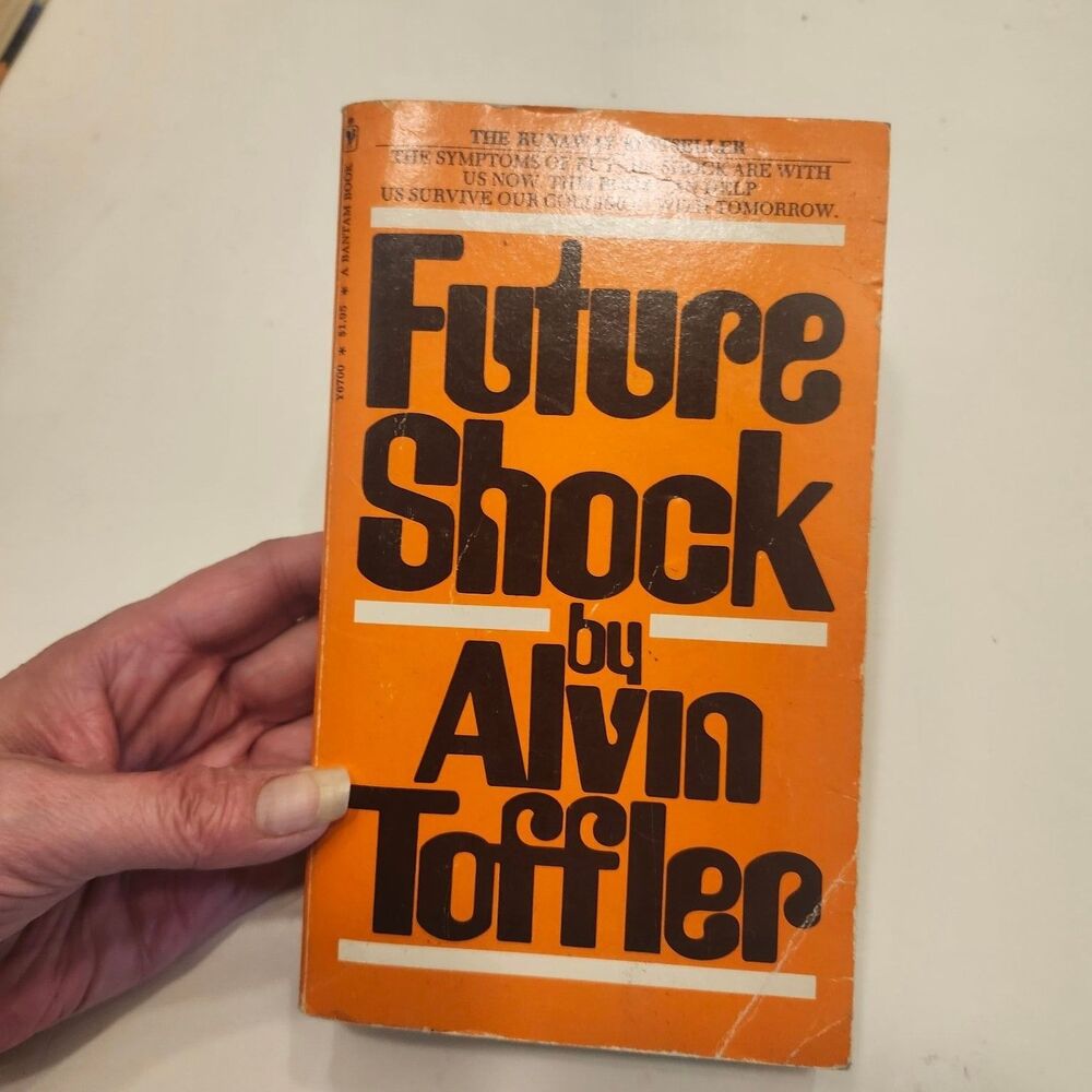 Future Shock Alvin Toffler 1970 Bantam Paperback Vintage Social Science
